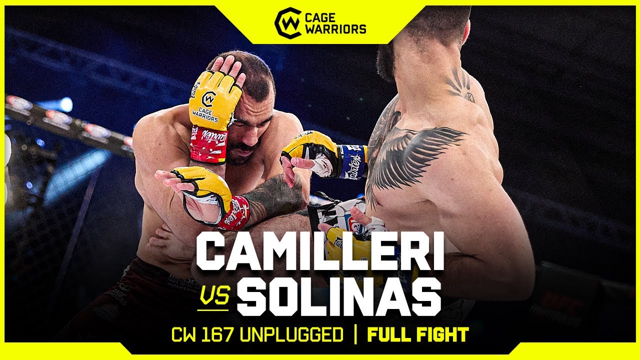 Dominant Display! | Matt Camilleri vs. Niccolò Solinas | FULL FIGHT | CW 167 Unplugged background