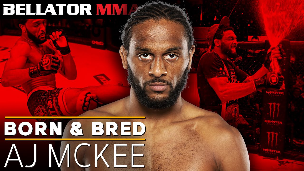 44 Minutes of AJ McKee Dominating Opponents | Bellator MMA background