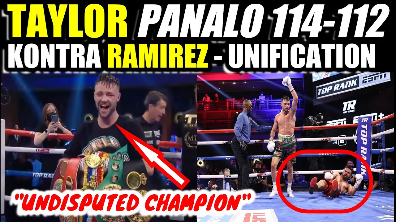 JOSH TAYLOR PANALO KAY JOSE RAMIREZ | 4 BELTS UNIFICATION SA LIGHT WELTWERWEIGHT
