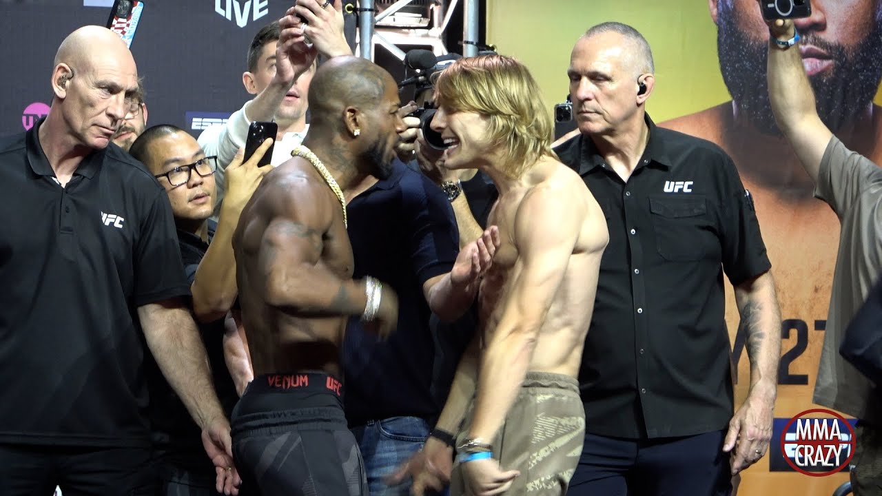 INTENSE: UFC 304: Bobby King Green vs Paddy Pimblett Weigh in Face Off