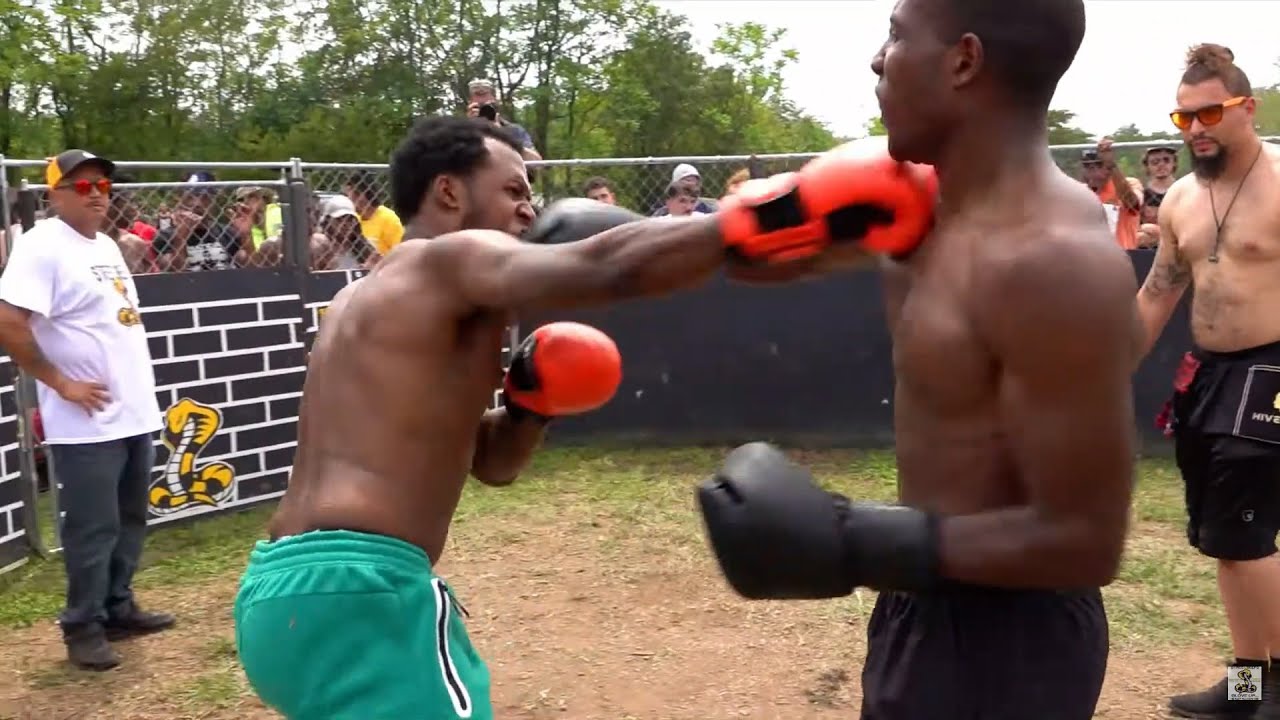 ALL OUT RUMBLE IN THE YARD