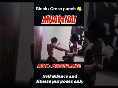 Knockout Hit. #boxing #cross #punch #selfdifence #wushufight #buddhamworldmartialarts