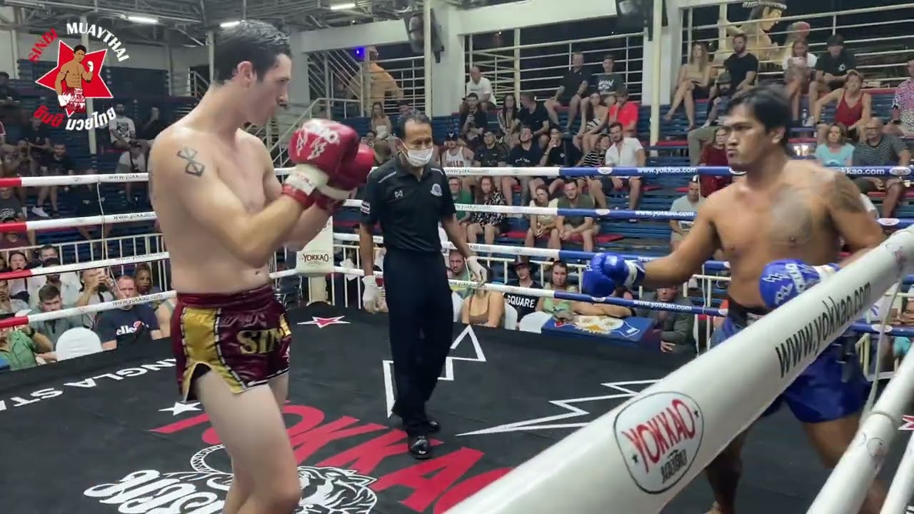 Ethan Sinbimuaythai from Australia fights at Bangla Boxing Stadium, 9th November 2022