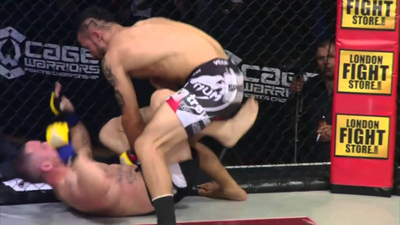 Cage Warriors 72 prelim: Mario Saeed defeats Azi Thomas via DQ