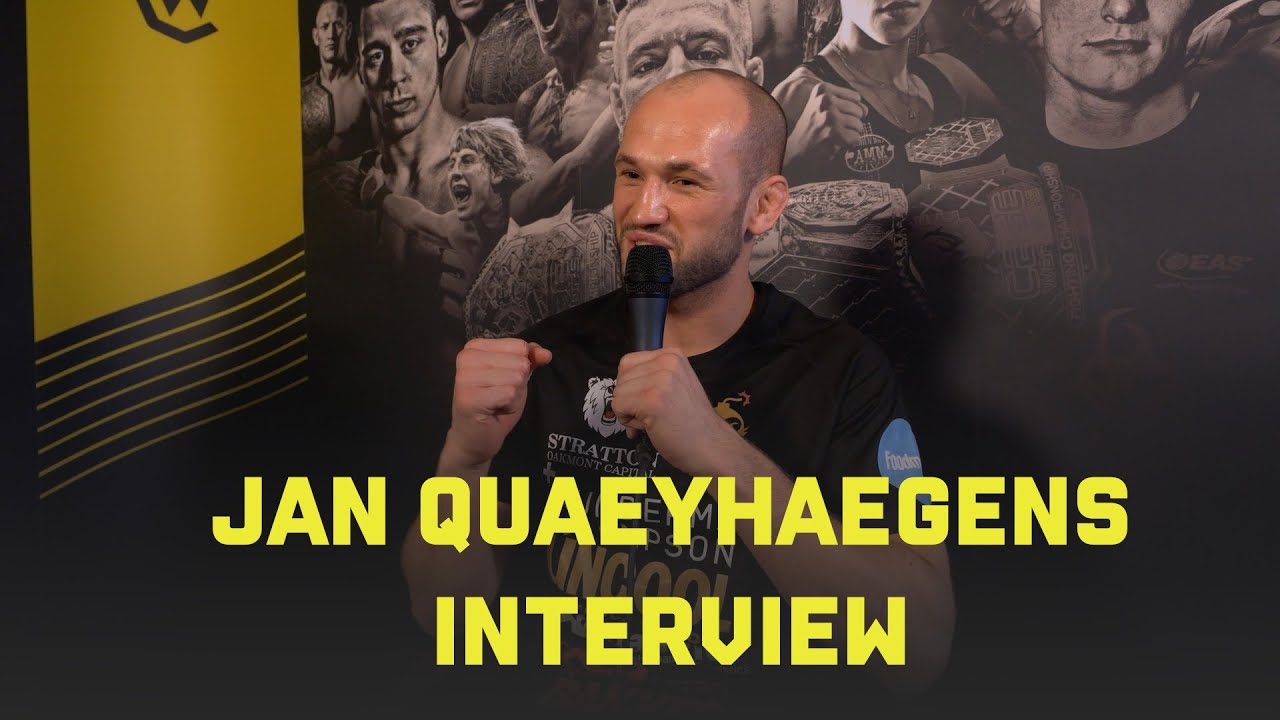 Jan Quaeyhaegens: CW 147 post-fight interview
