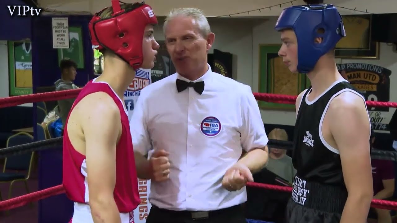 60kg Schools Tom O'Donnell (LA Boxing Academy) v Elliot Murray (Workington ABC)