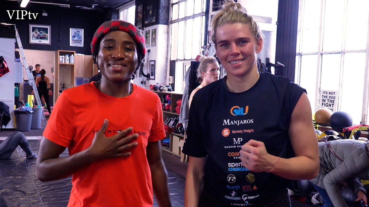 VIPtv catches up with Savannah Marshall at her final spar of camp