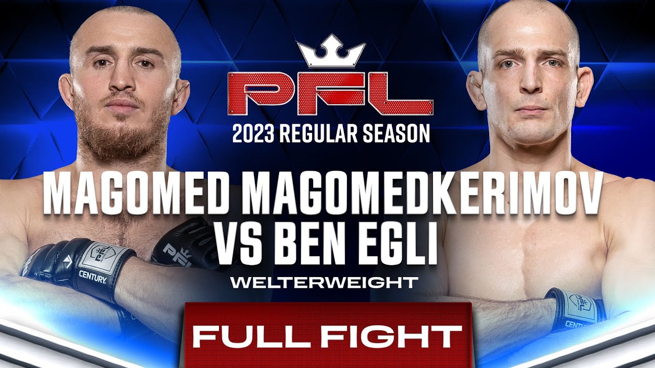 Magomed Magomedkerimov vs Ben Egli | PFL 3, 2023 background