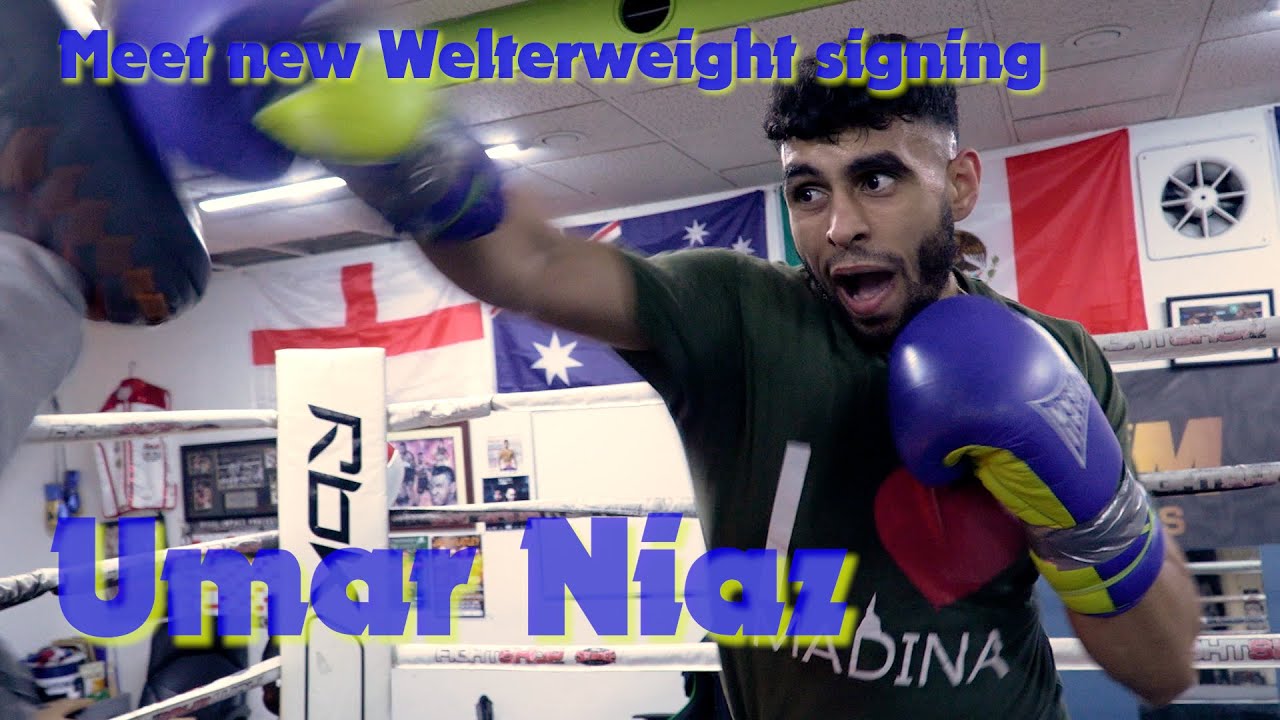 Meet new Welterweight signing from Blackburn Umar Niaz who makes his debut on Mar 11th in Bolton. background