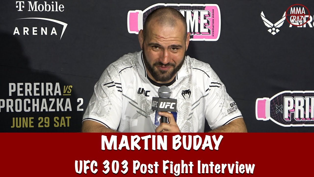 Martin Buday unhappy “I wanted a finish” over Andrei Arlovski at UFC 303 background