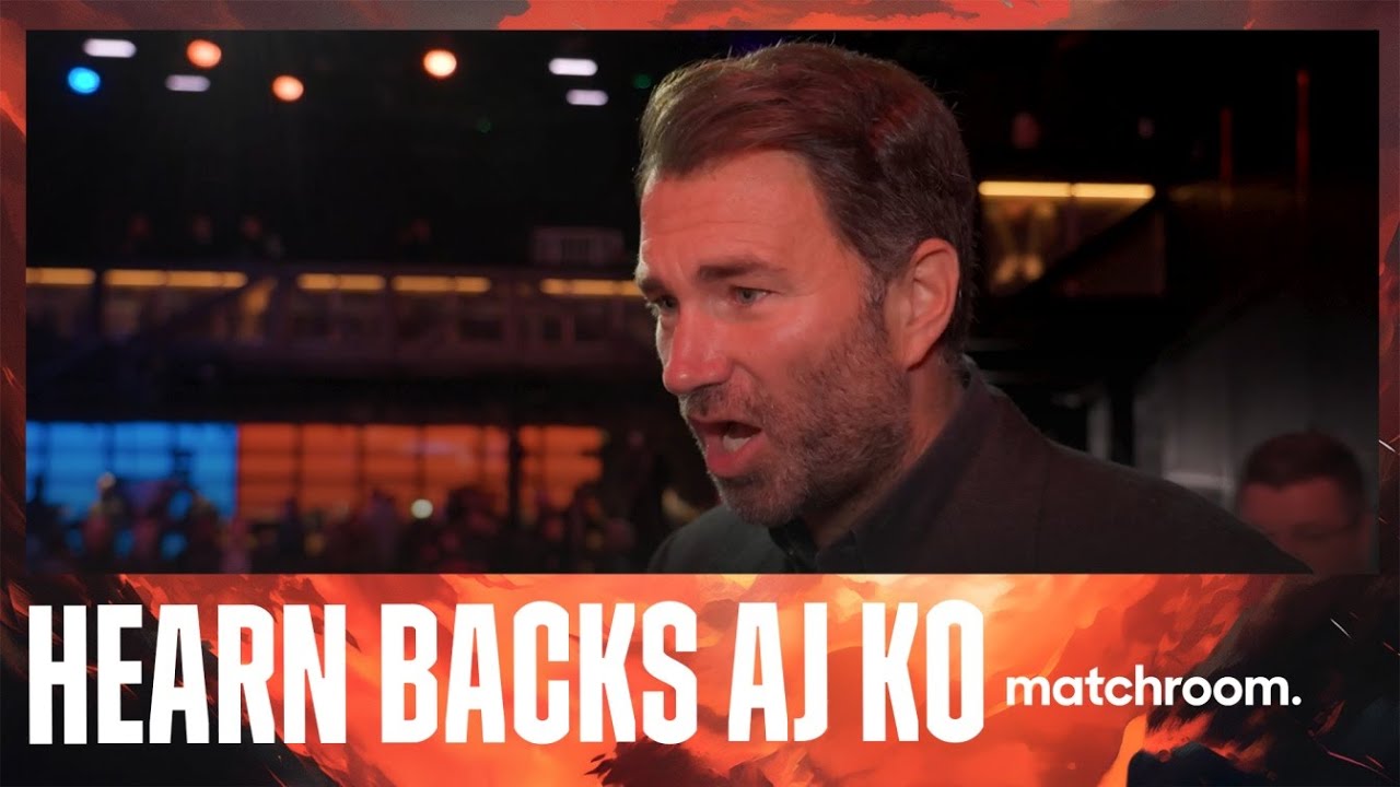 "Joshua Vs Ngannou Will Be Over Before 8 Rounds!" - Eddie Hearn background