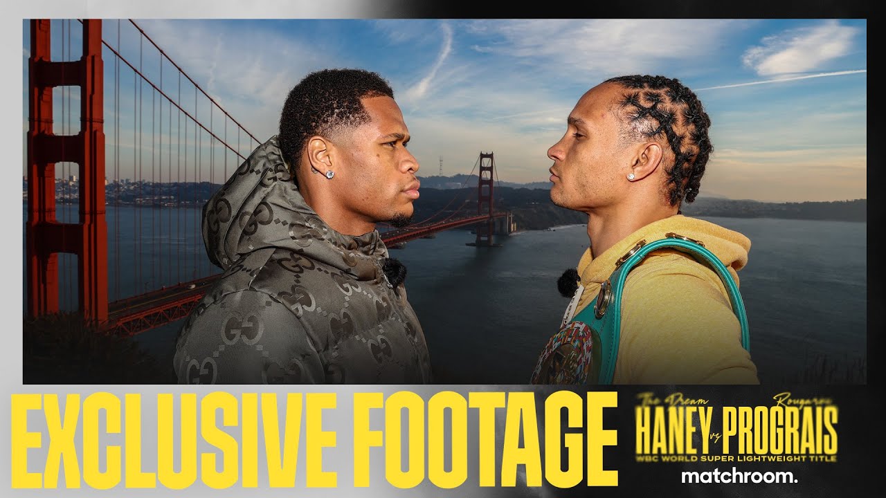 Devin Haney Vs Regis Prograis đ Golden Gate Bridge Face Off