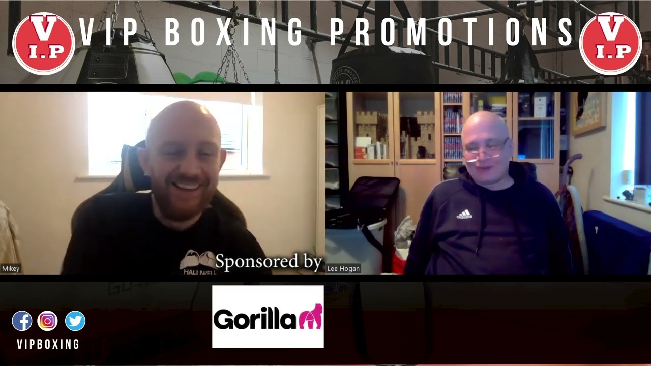 Mikey Young 'he thinks he's going to knock me out, well we will see' background