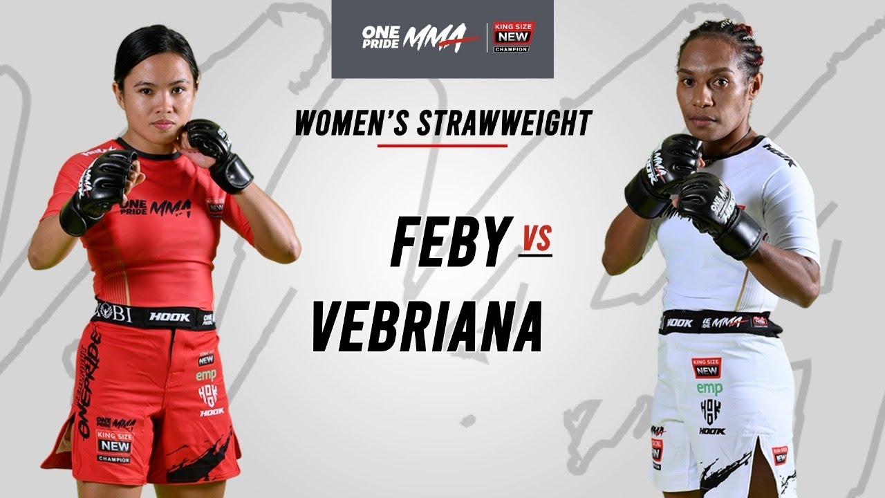 CEDERA! FEBY MAMUAYA VS VEBRIANA KANEM | FULL FIGHT ONE PRIDE MMA 78 KING SIZE NEW #3 JAKARTA backdrop