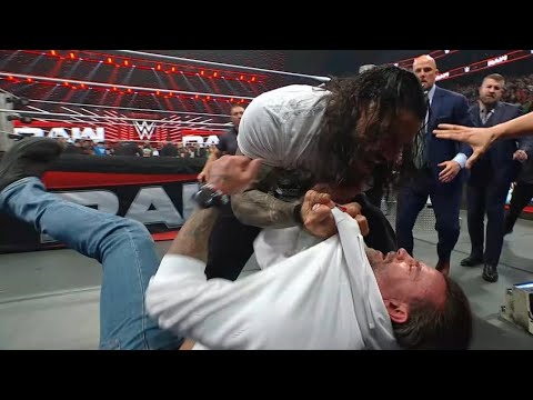 Roman Reigns Vs CM Punk Full Match WWE Raw 24 March 2026 Highlights Review