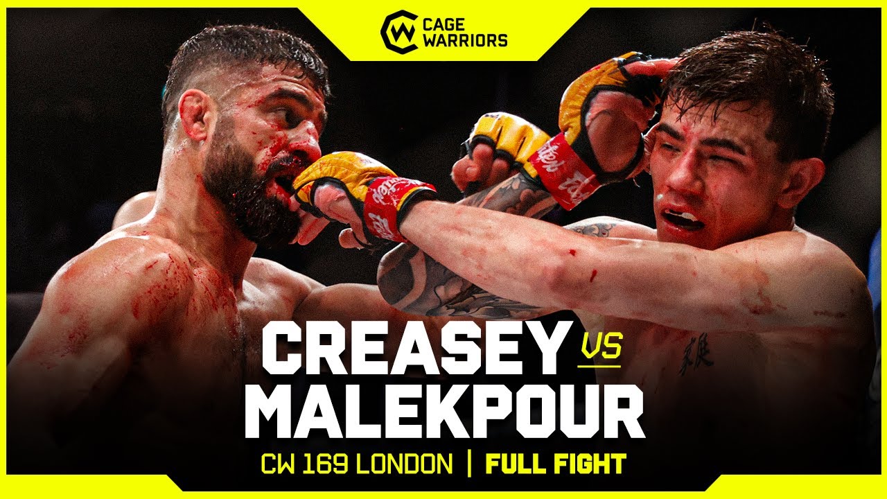FIGHT OF THE NIGHT! | Tom Creasey vs. Amir Malekpour | FULL FIGHT | CW 169 London background