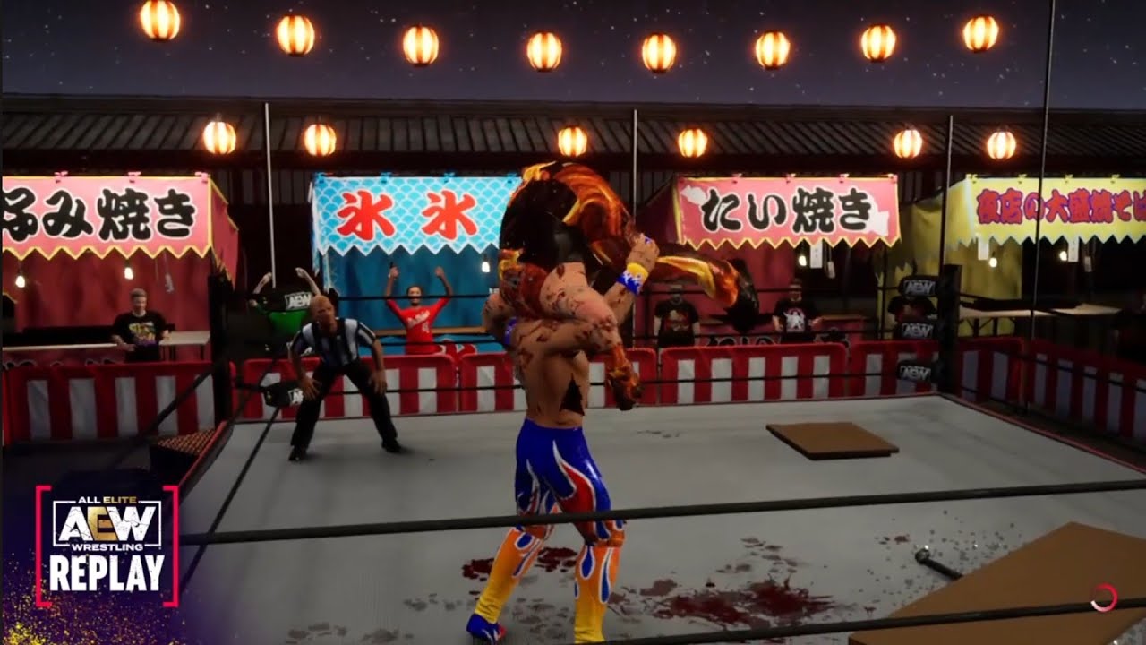 Rey Fenix vs Penta El Zero. China Town StreetFight. : Fight Forever backdrop