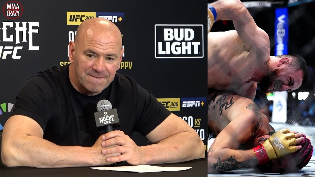 Dana White Reacts to Sean O'Malley "FLAT" Performance at Noche UFC background