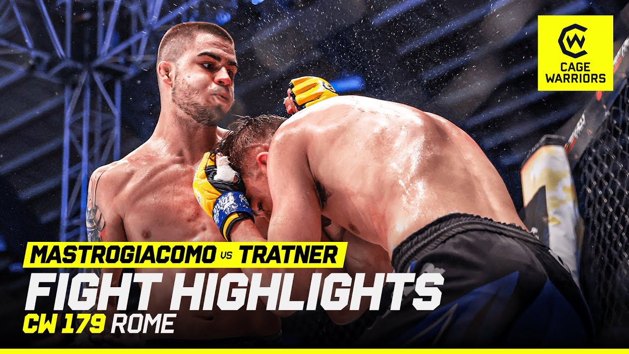 THE DEMON DELIVERS 🔥 | Giuseppe Mastrogiacomo VS. Itay Tratner | CW 179 Rome Fight Highlights background