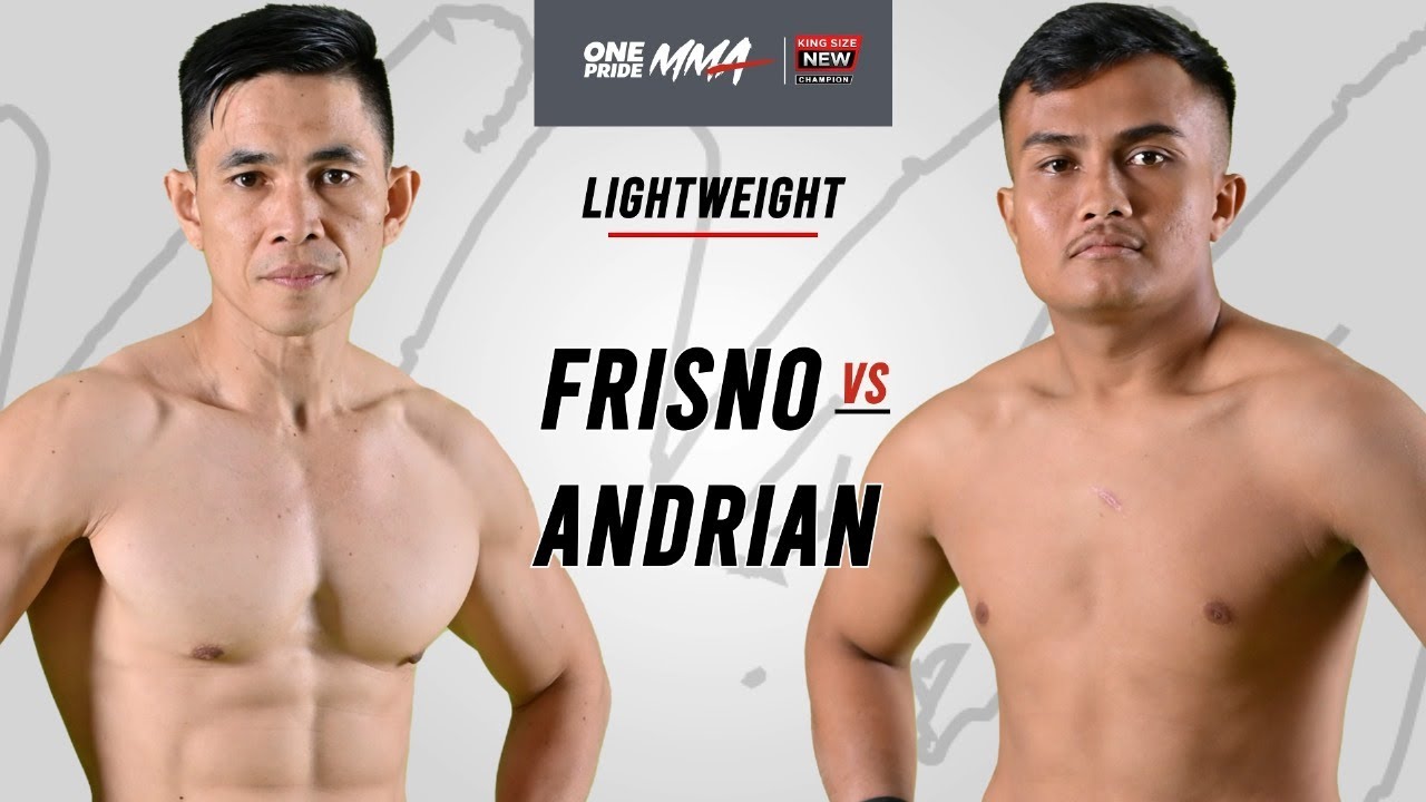 FRISNO TUMILAR VS ANDRIAN KUSSUBIANTO | FULL FIGHT ONE PRIDE MMA 77 KING SIZE NEW #2 JAKARTA backdrop