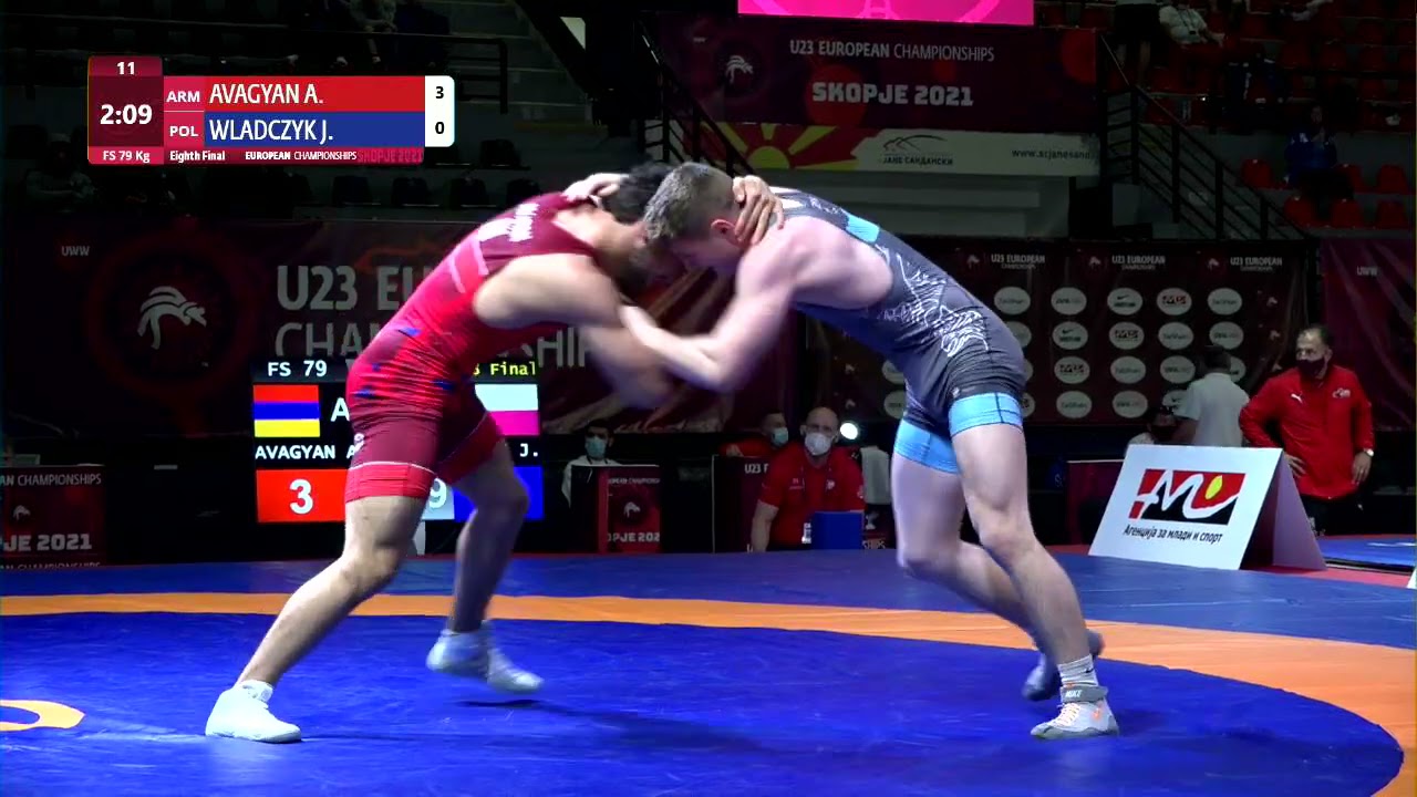 1/8 FS - 79 kg: A. AVAGYAN (ARM) v. J. WLADCZYK (POL)