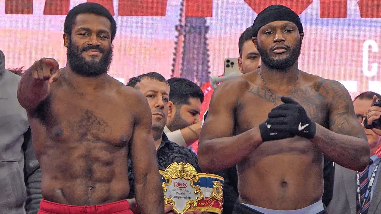 Chev Clarke vs Viddal Riley • FULL WEIGH-IN & FACEOFF | Eubank Jr vs Benn