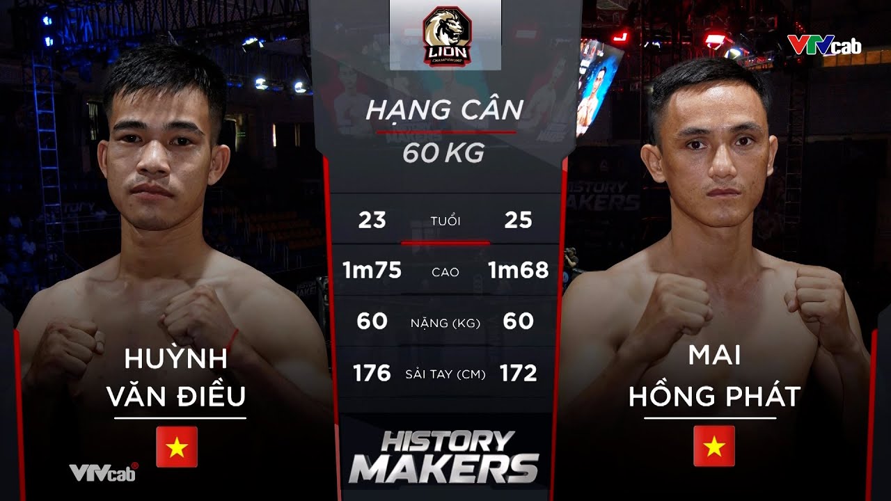 Huỳnh Văn Điều vs Mai Hồng Phát l Hạng cân 60Kg MMA Lion Championship 5 background