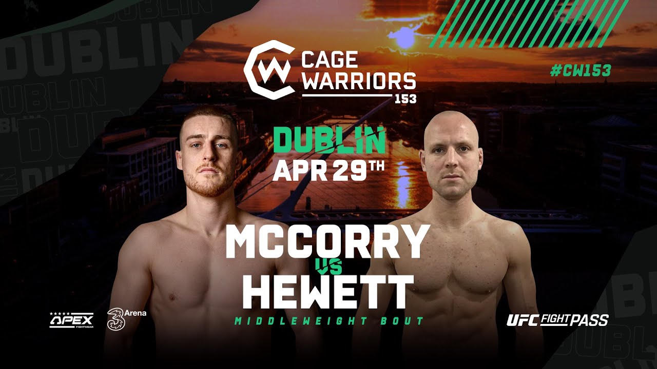 Paddy McCorry vs. Angus Hewett | FULL FIGHT | CW 153 background