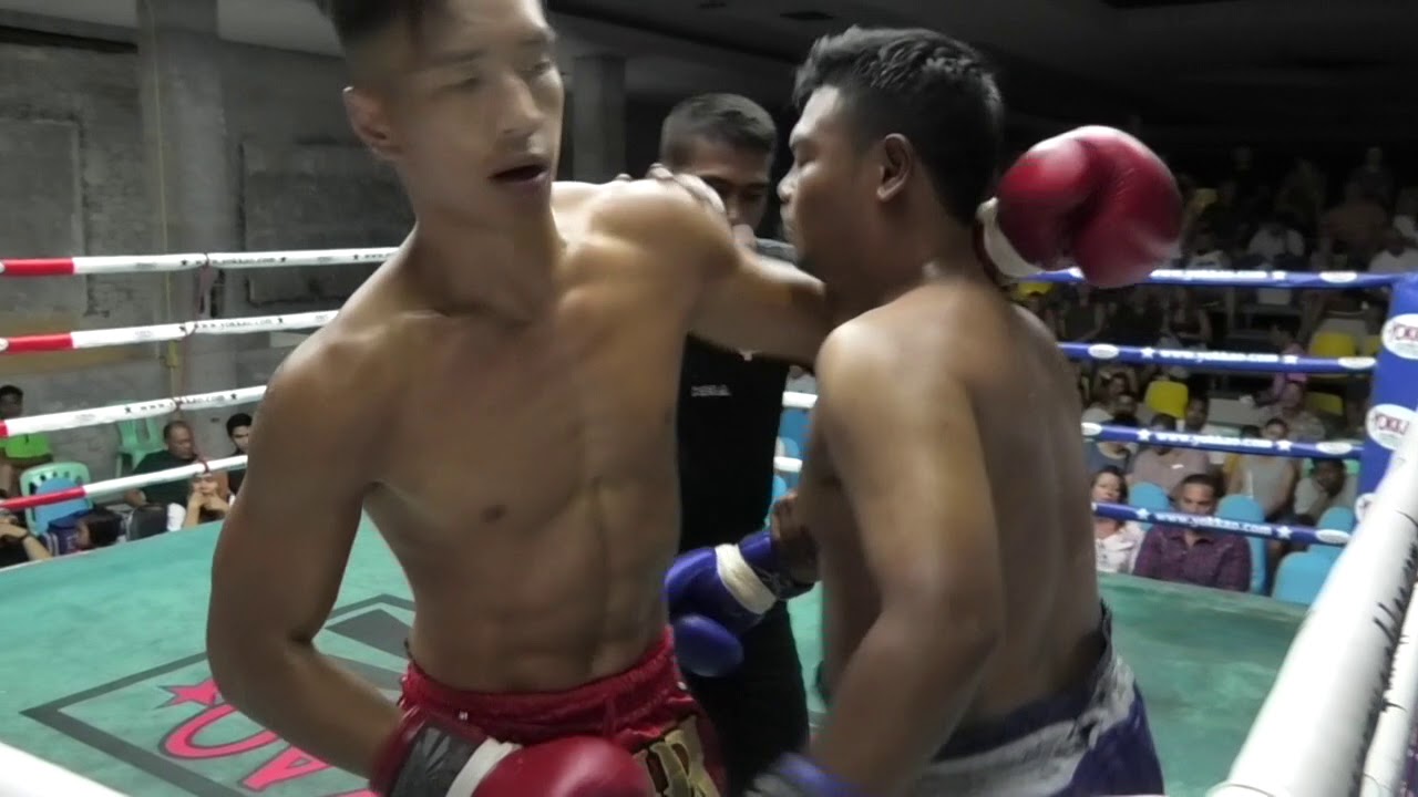 Wah Sinbimuaythai from Hong Kong fights at Shark Boxing Stadium, 19th February 2019