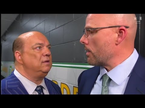 Paul Heyman & Adam Pearce backstage segment _WWE Raw Mar 23/26
