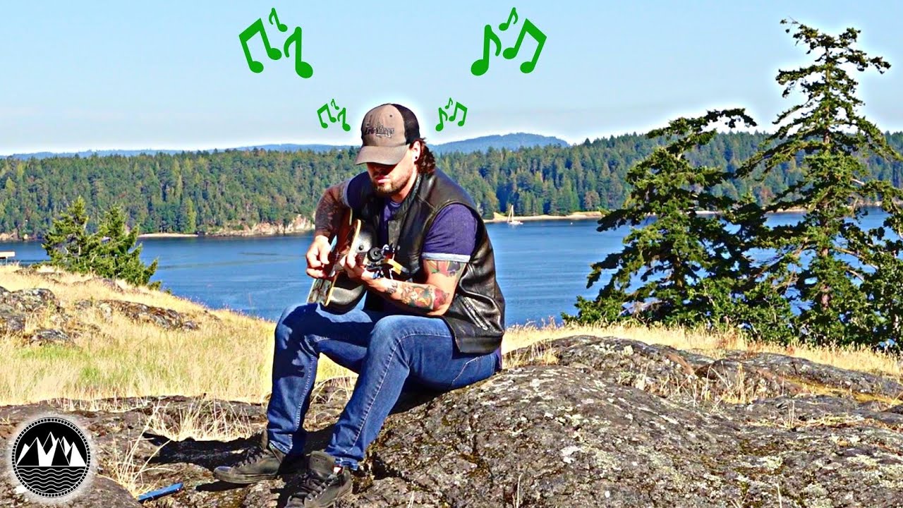 GONE by Jerry Cantrell | COVER by Kyle Mudge | LIVE Acoustic Music | VANCOUVER ISLAND background