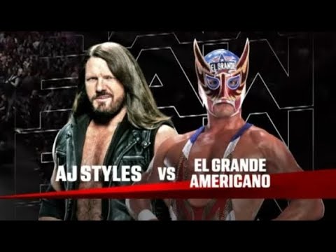 Aj Styles vs El Grande Americano | Raw Sep 8, 2025 (Part 2) background