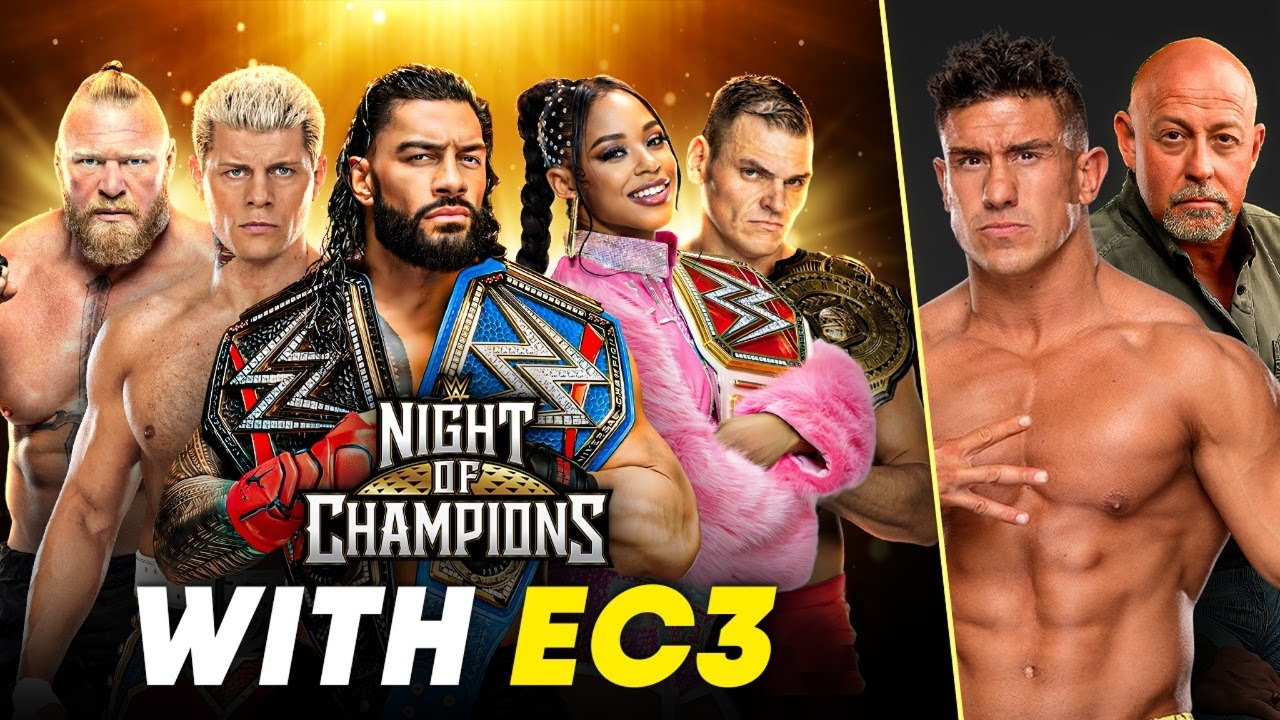 π΄ LIVE WWE NIGHT OF CHAMPIONS WATCH ALONG with EC3!