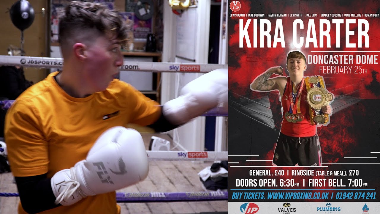 Meet former top amateur female flyweight boxer Kira Carter who makes her pro debut on Feb 25th