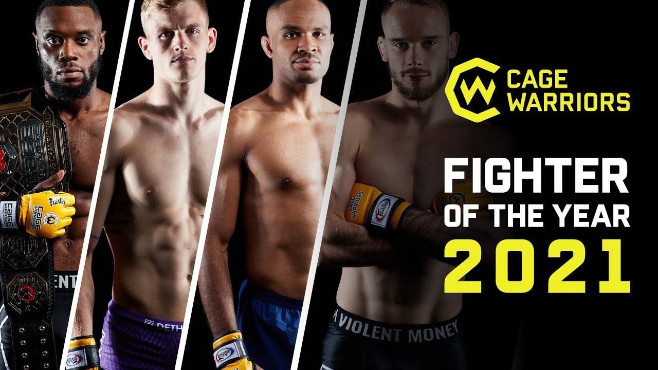 Cage Warriors Fighter of the Year 2021 background