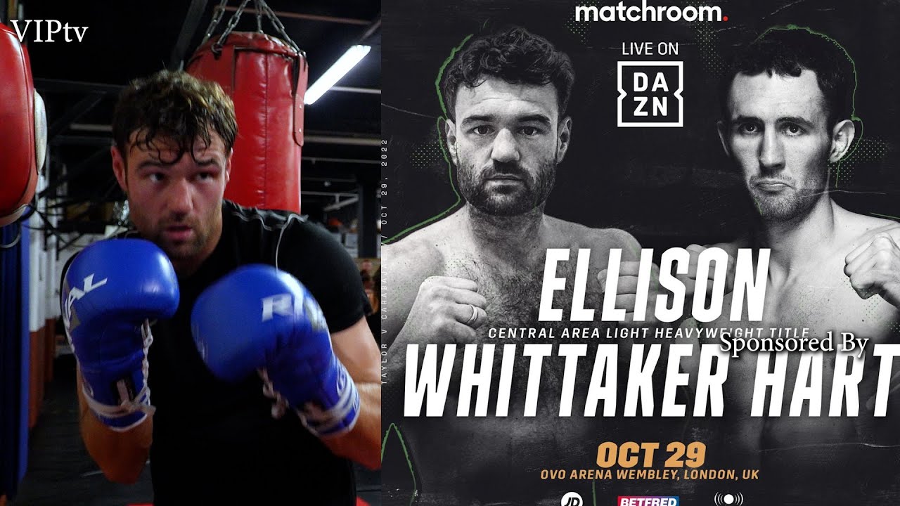 Mickey Ellison makes his 1st defence of C/A L/Heavyweight title against Tom Whittaker Hart background