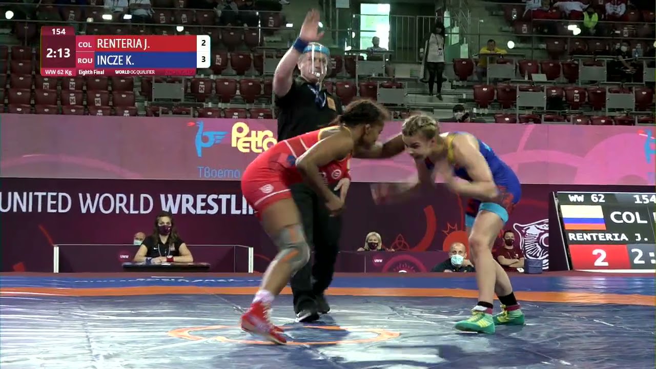 1/8 WW - 62 kg: J. RENTERIA CAS (COL) v. K. INCZE (ROU) background