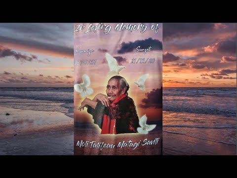 2. Funeral Service for Moli Talifeau Apisala Faatili