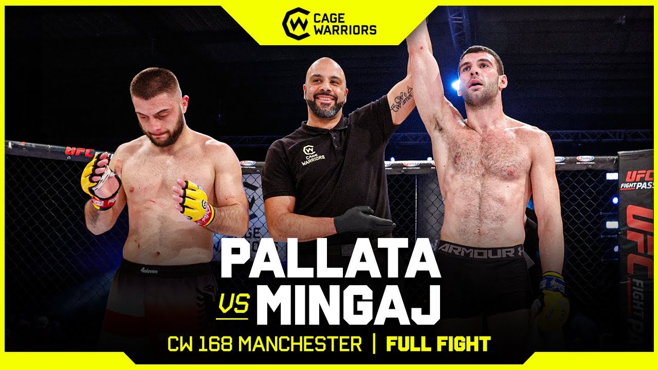 Triangle Choke! | Qendrim Pallata vs. Mario Mingaj | FULL FIGHT | CW 168 Manchester background