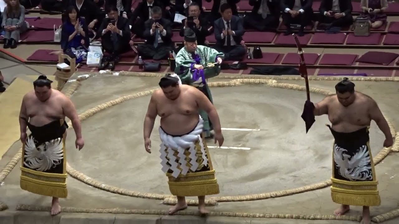 【貴景勝断髪式】横綱大の里 土俵入り 2025/10/4 TAKAKEISHO retirement ceremony Yokozuna ONOSATO dohyoiri backdrop