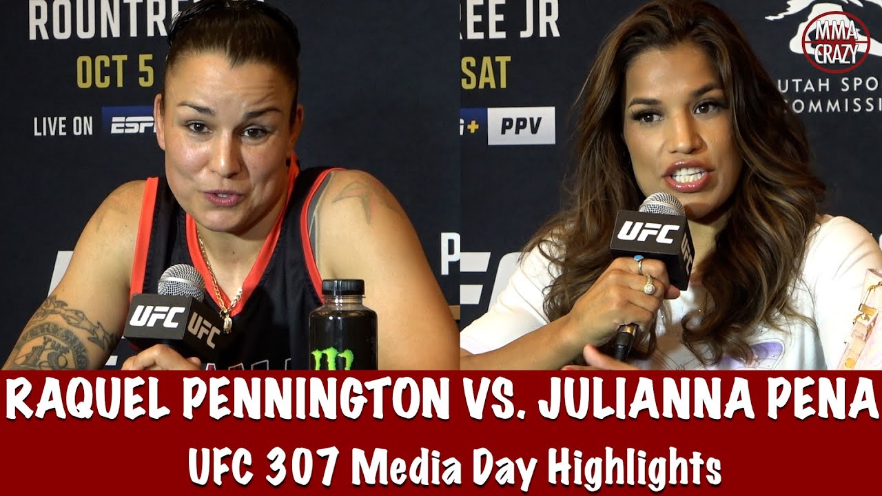 UFC 307: Raquel Pennington & Julianna Pena Media Day Highlights