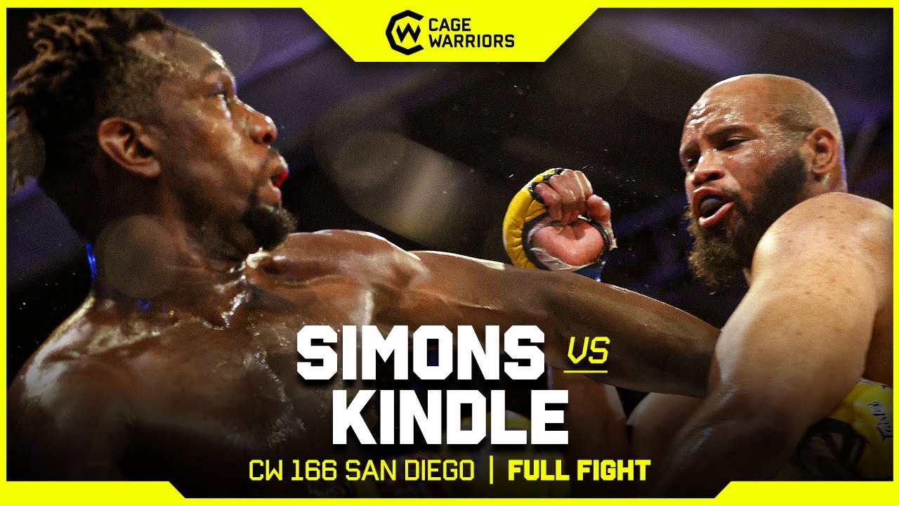 Devon Simons vs. Chadricc Kiddle | FULL FIGHT | CW 166 San Diego background