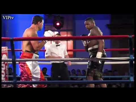 Dillian Whyte 13th fight at Camden Centre, Kings Cross, London 7 Feb 2015 against Marcelo Nascimento background