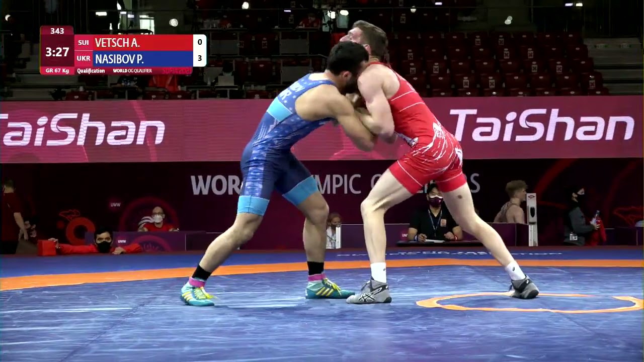 Qual. GR - 67 kg: A. VETSCH (SUI) v. P. NASIBOV (UKR)
