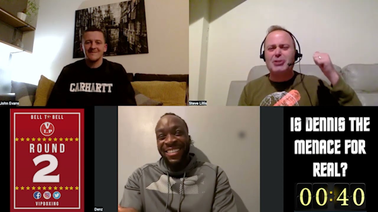 British boxing star Denzel Bentley joins Steve Lillis and John Evans for Bell 2 Bell episode 96. background
