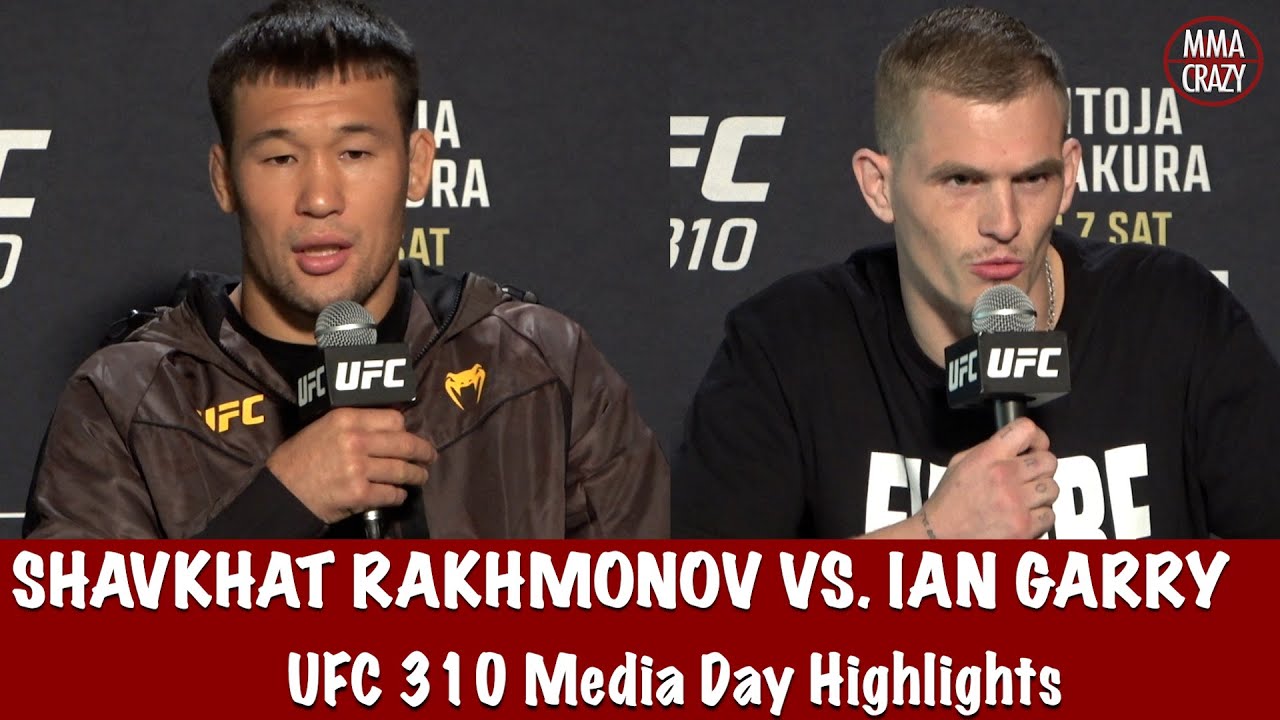 UFC 310: Shavkat Rakhmonov & Ian Garry Media Day Highlights background