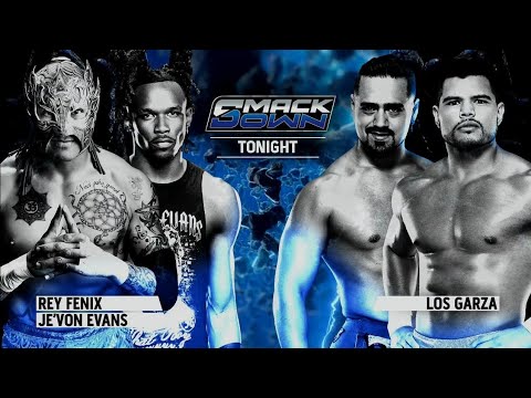 Rey Fénix & Je'Von Evans vs Los Garza | SmackDown Oct 3, 2025 (Part 1) background