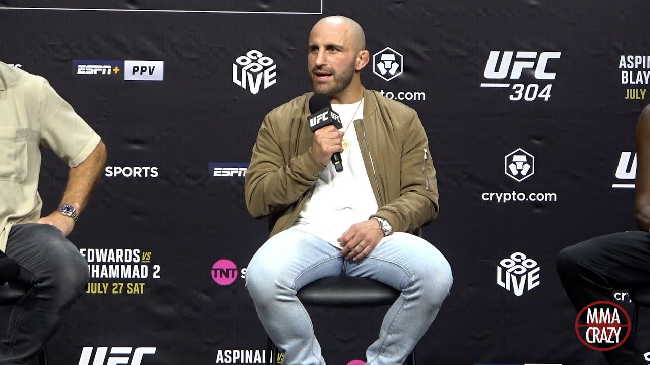 Alexander Volkanovski UFC 304 Q&A Highlights