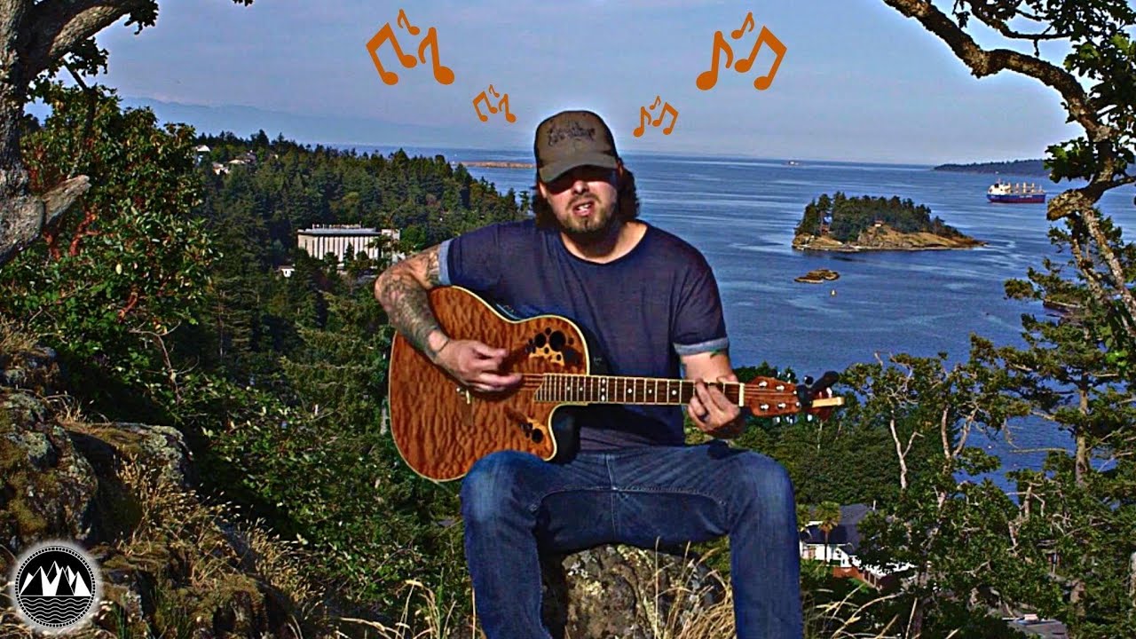 RIVER OF DECEIT by Mad Season | COVER by Kyle Mudge | LIVE Acoustic Song | Music | VANCOUVER ISLAND backdrop