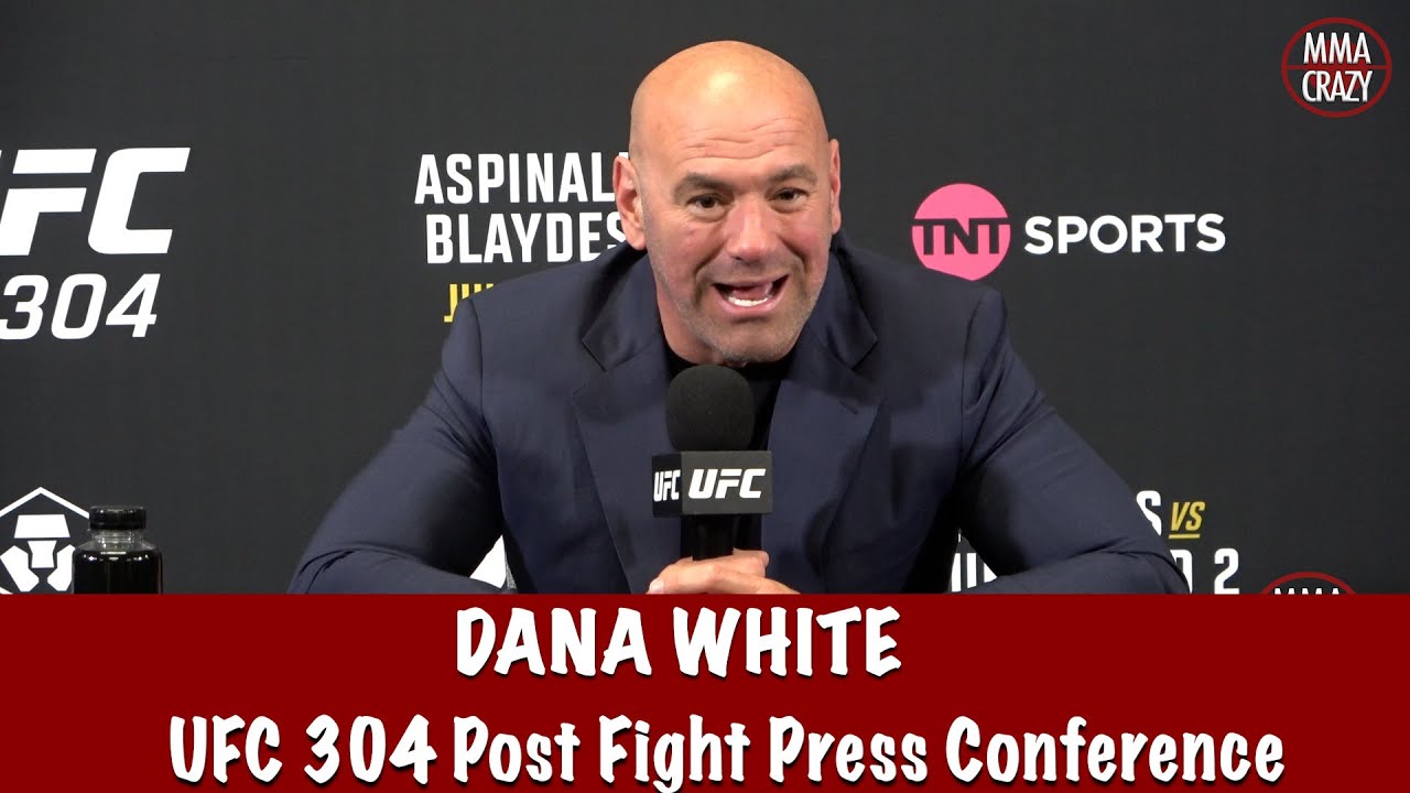 Dana White Reacts to Belal Muhammad title win. SHUTS DOWN upping bonuses after UFC 304 background